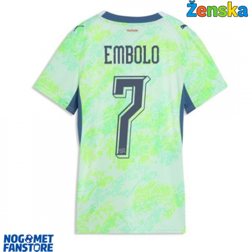 Švicarska Breel Embolo #7 Gostujuci Dres za Ženska SP 2026 Kratak Rukav